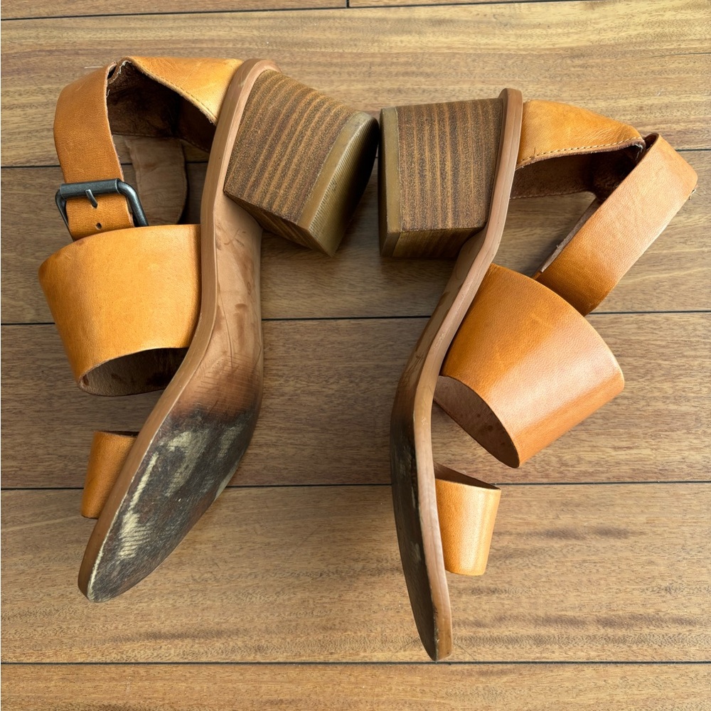 Madewell Brown/Tan Sandals Leather Warren Sandal - Picture 9 of 10